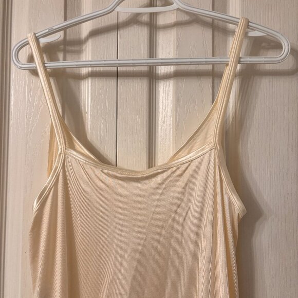 Vintage Vanity Fair Cream Silky Womens Maxi Slip Dress Size Small  Intimates - Picture 5 of 12